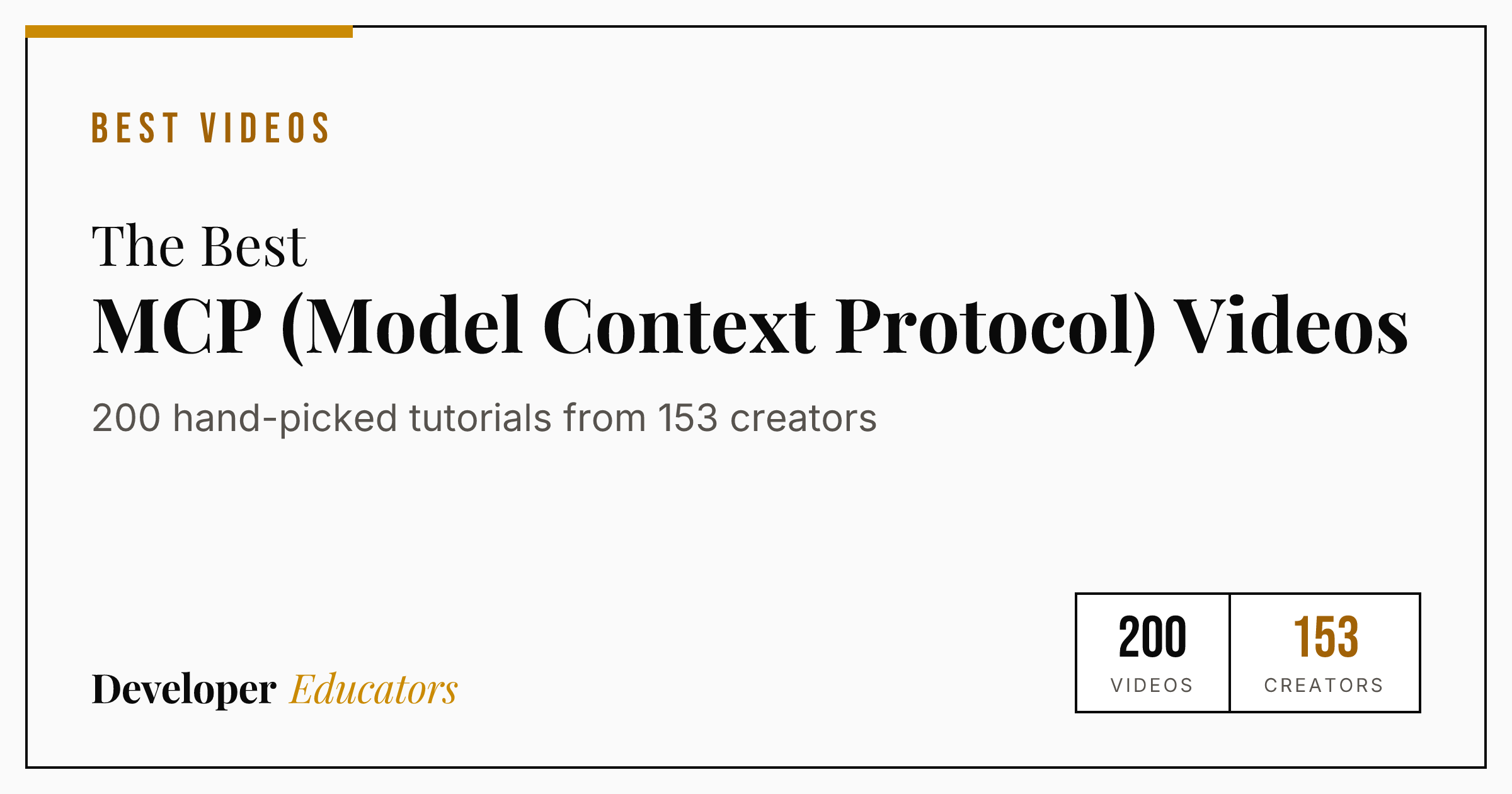 Best MCP (Model Context Protocol) Tutorial Videos on YouTube (2026)