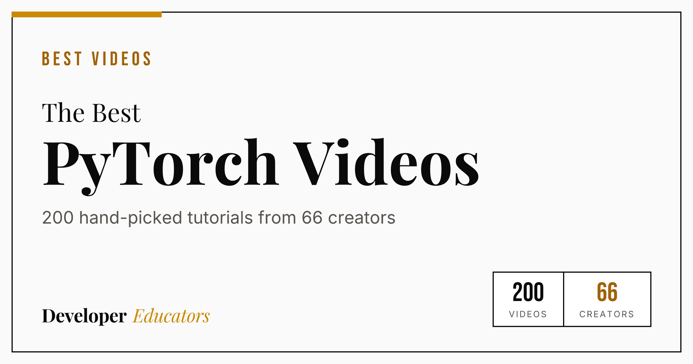 200 Best PyTorch Tutorial Videos on YouTube (2026)