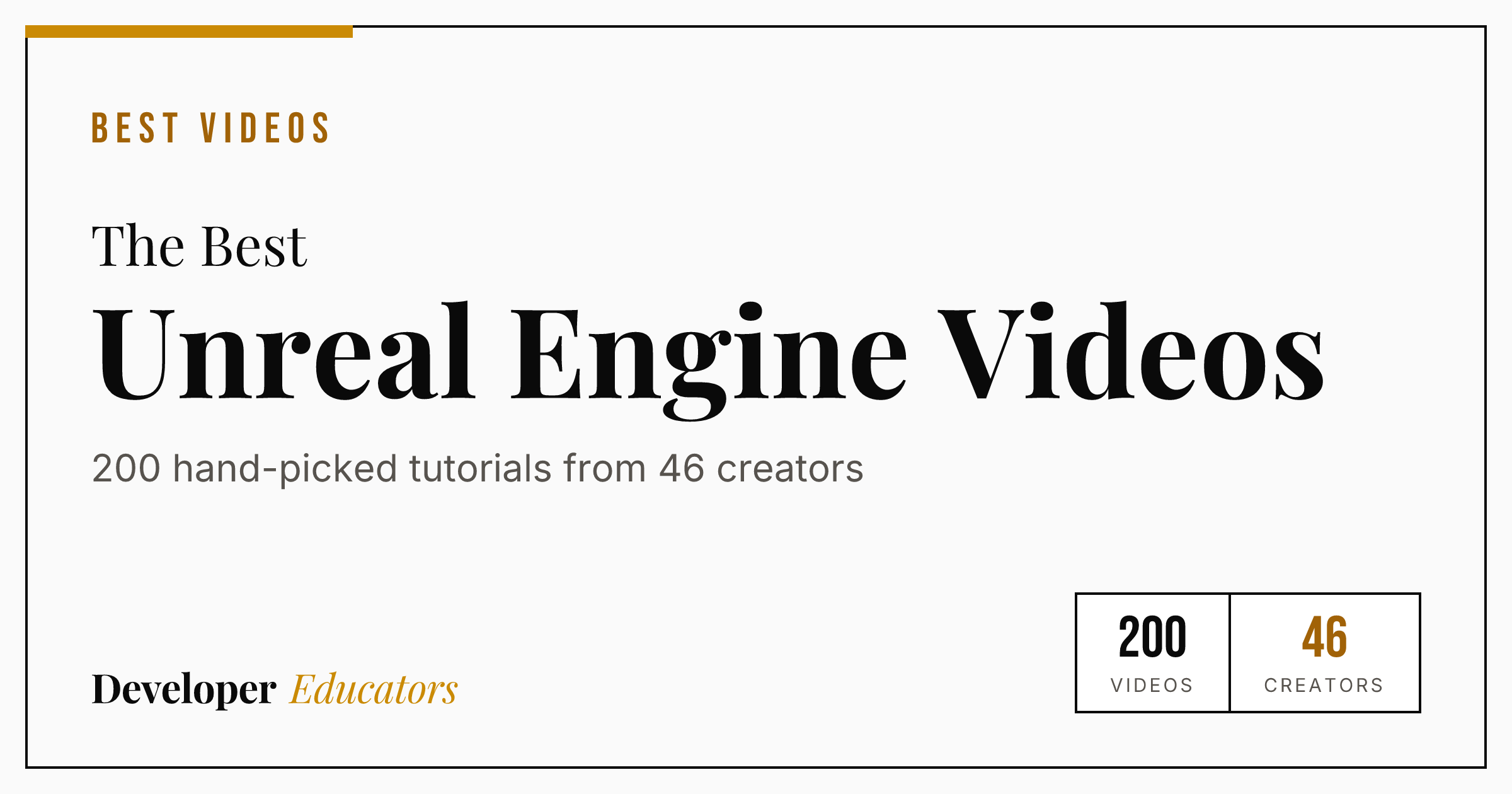 Best Unreal Engine Tutorial Videos on YouTube (2026)
