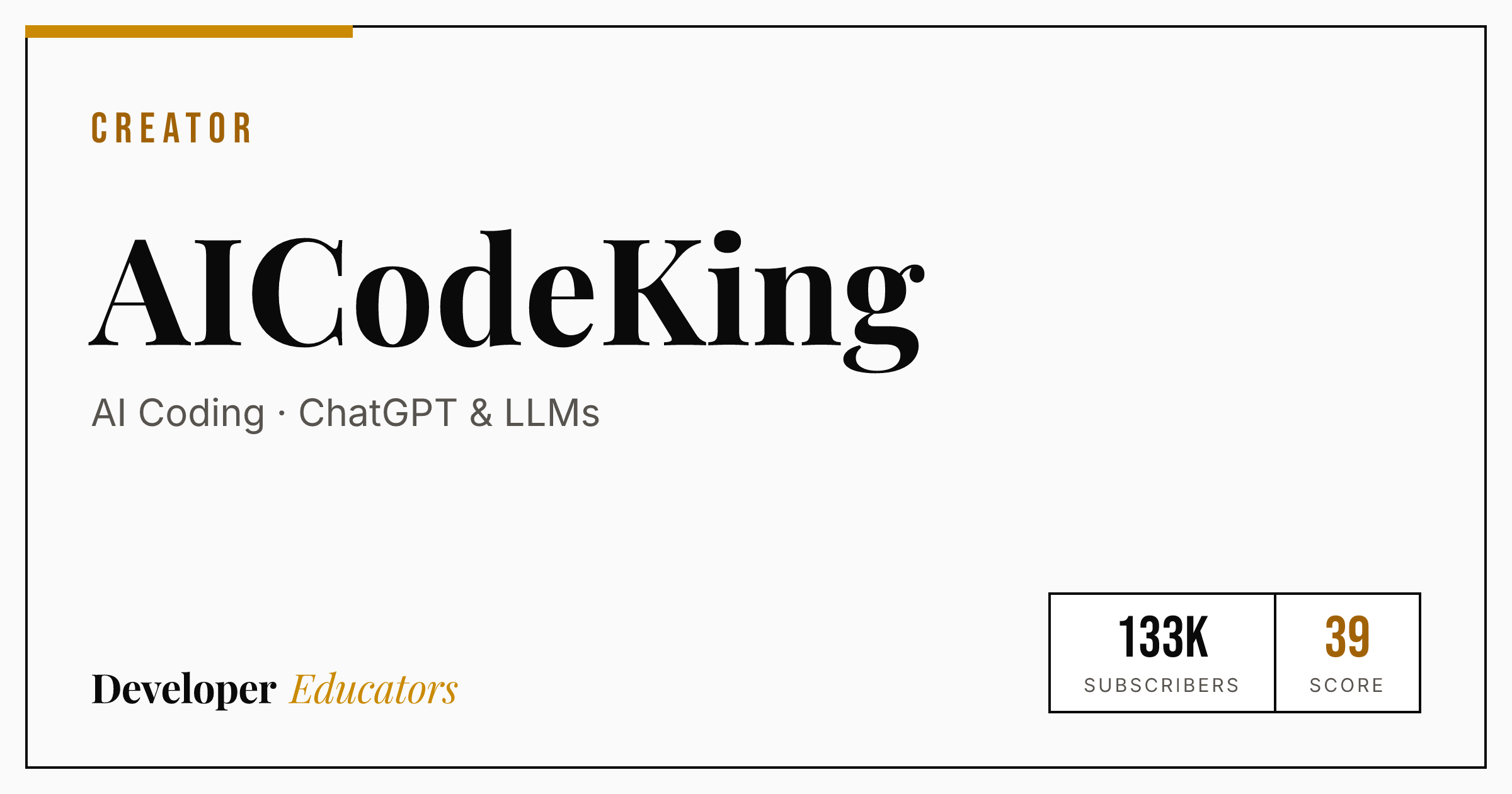 AICodeKing - AI Coding YouTube Channel | Developer Educators