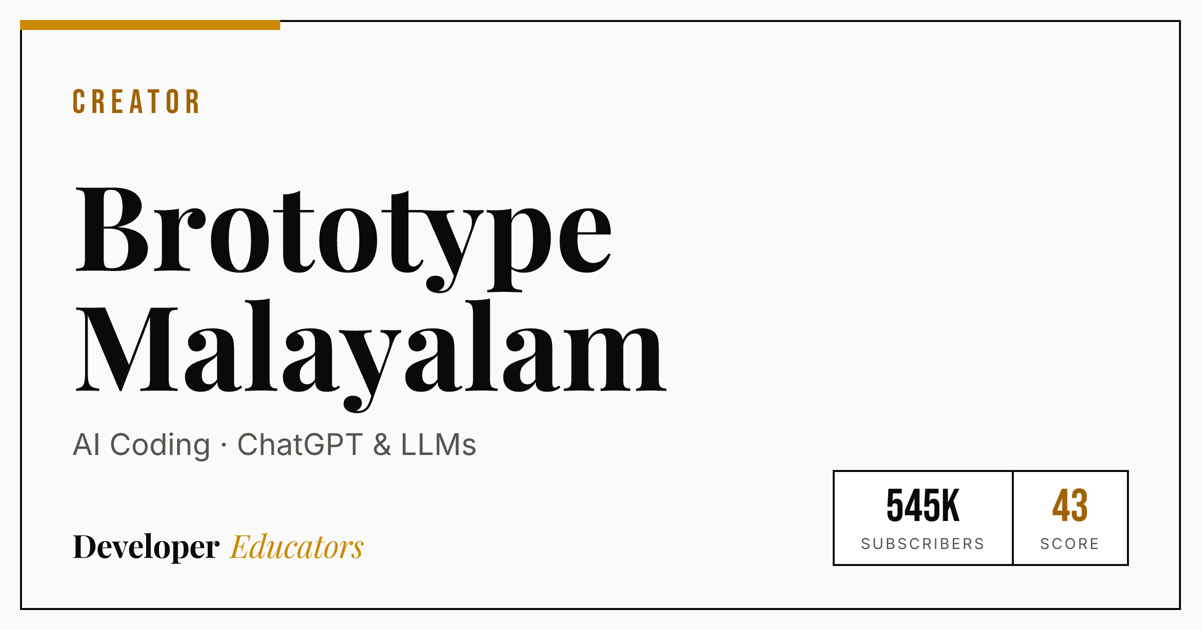 Brototype Malayalam - CS Fundamentals YouTube Channel | Developer Educators