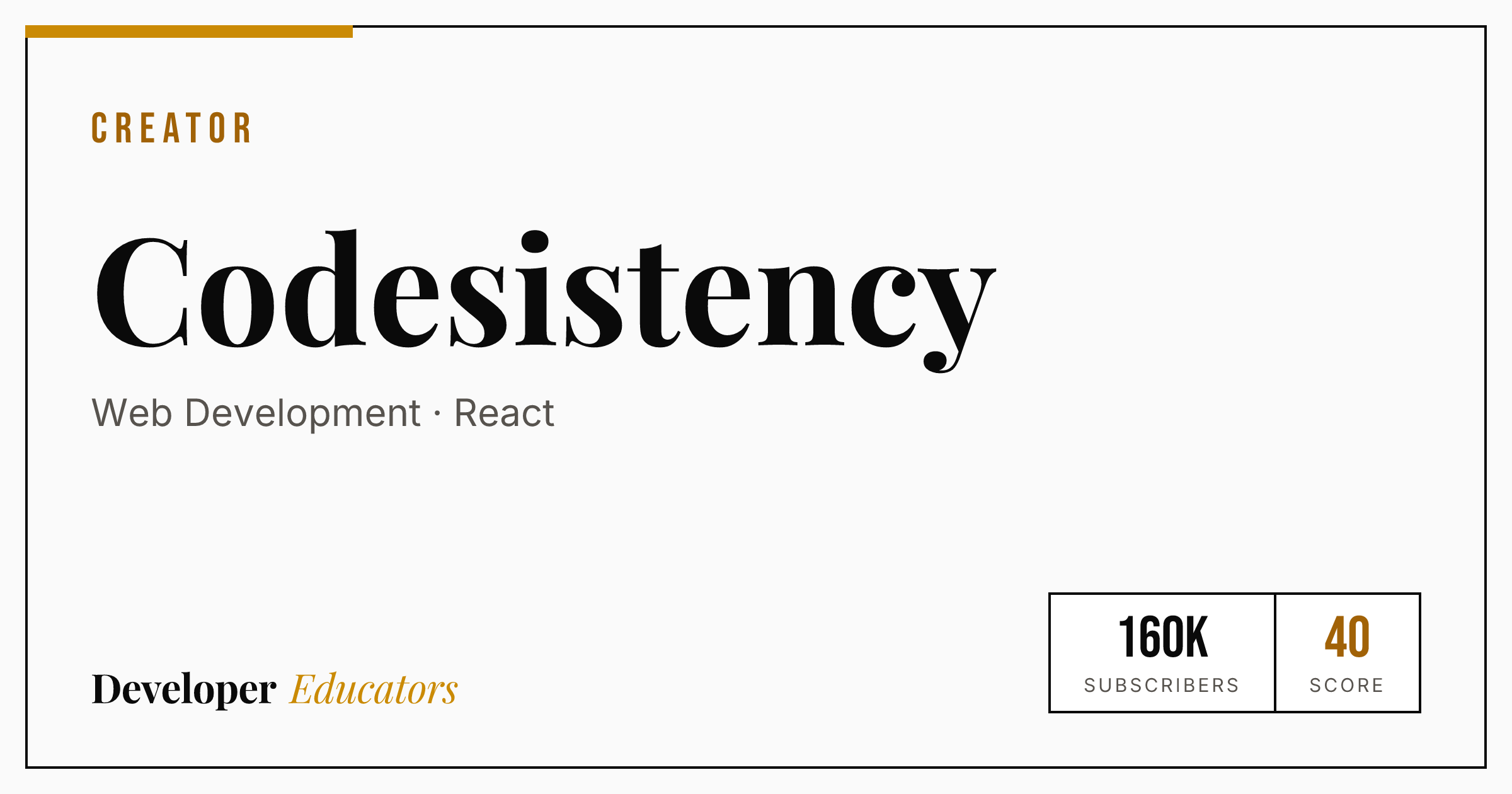 Codesistency - AI Coding YouTube Channel | Developer Educators