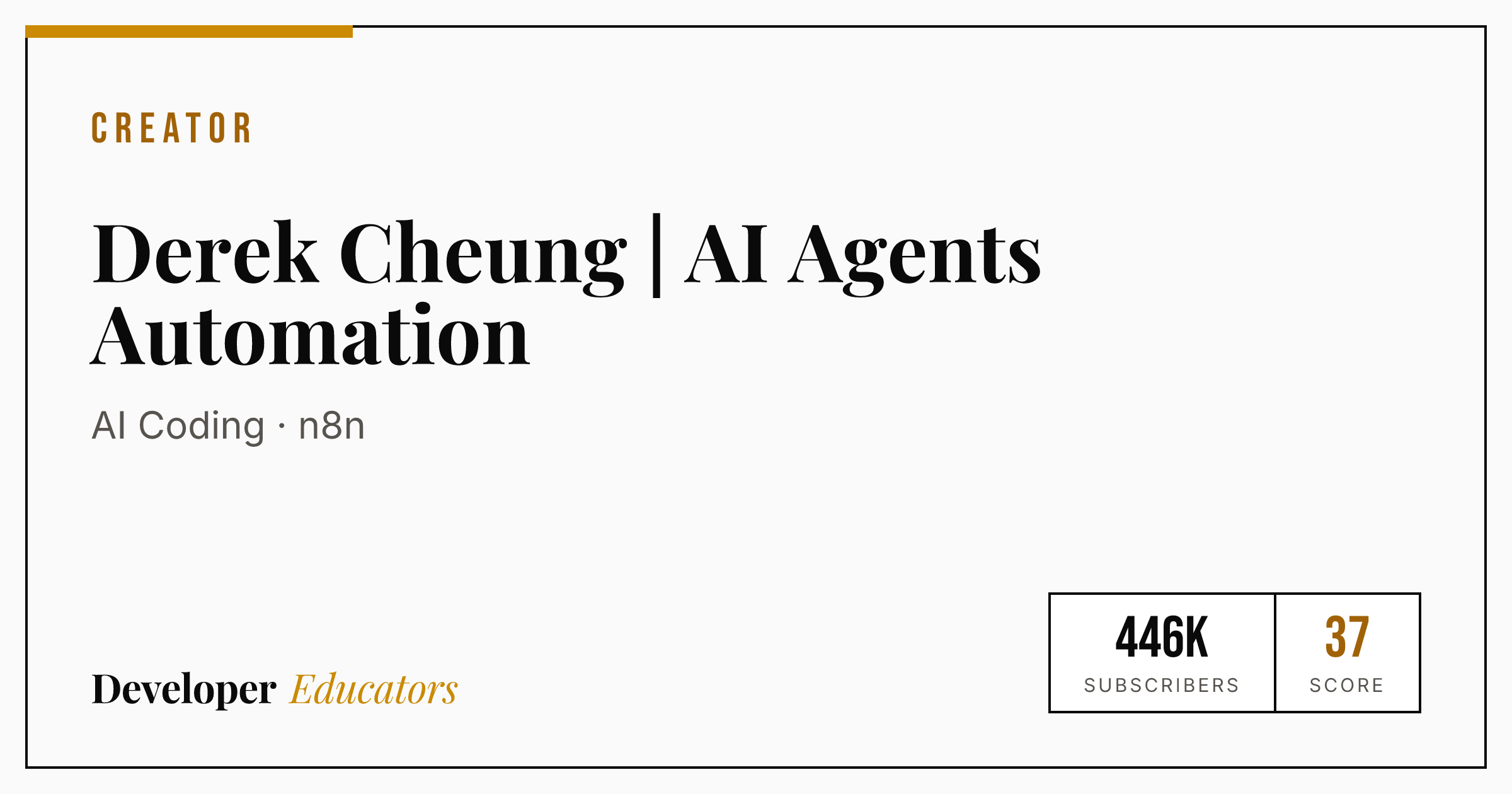 Derek Cheung | AI Agents Automation - AI Coding YouTube Channel ...