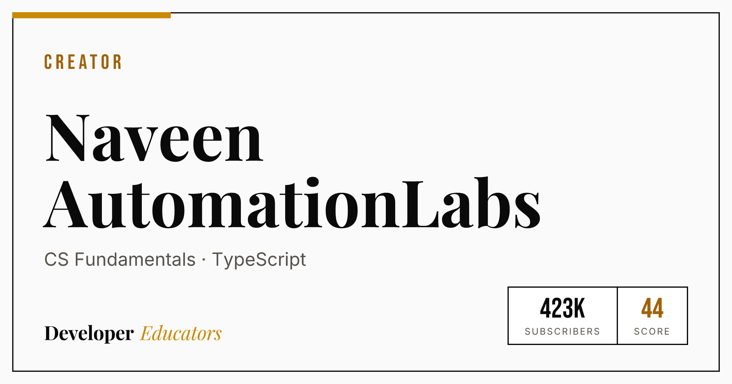 Naveen AutomationLabs - CS Fundamentals YouTube Channel | Developer ...