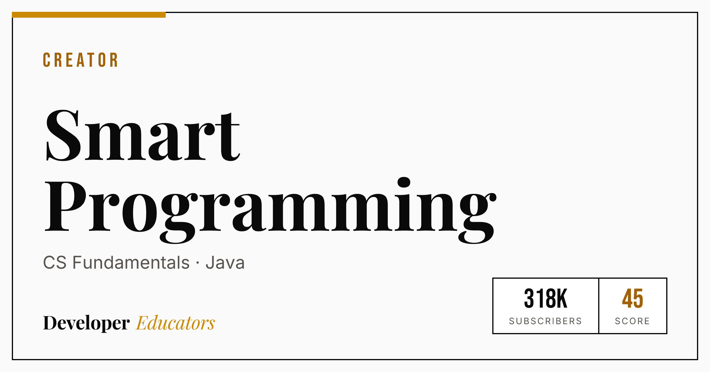 Smart Programming - Web Development YouTube Channel | Developer Educators