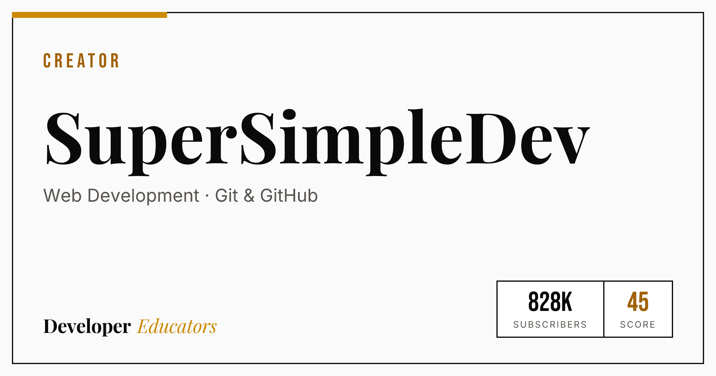 SuperSimpleDev - Web Development YouTube Channel | Developer Educators