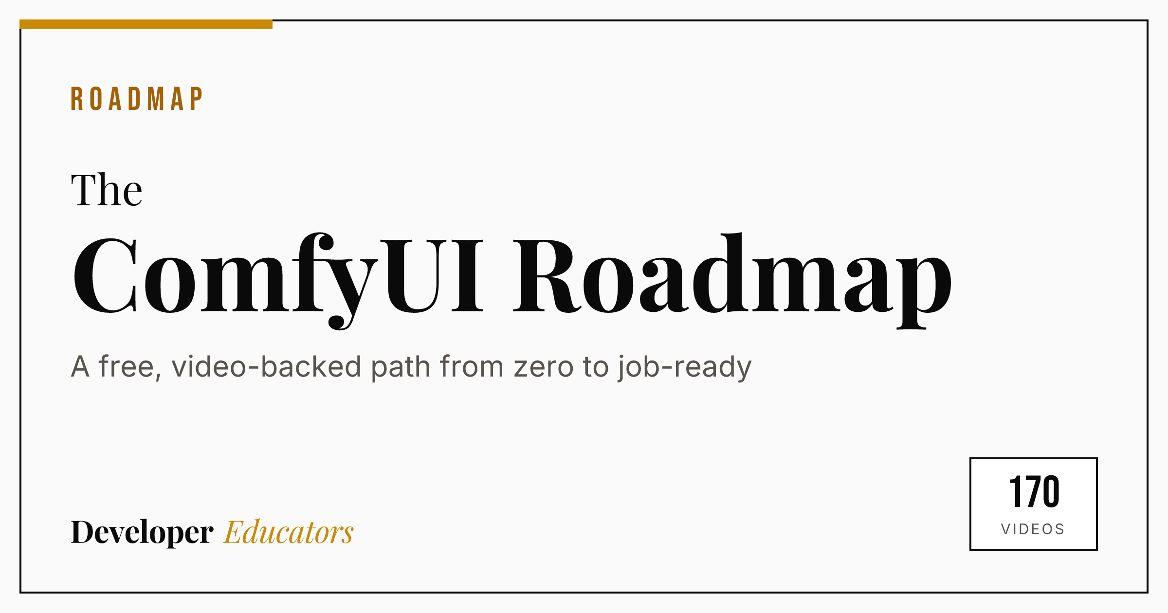 Learn ComfyUI: A Free YouTube Roadmap (2026)