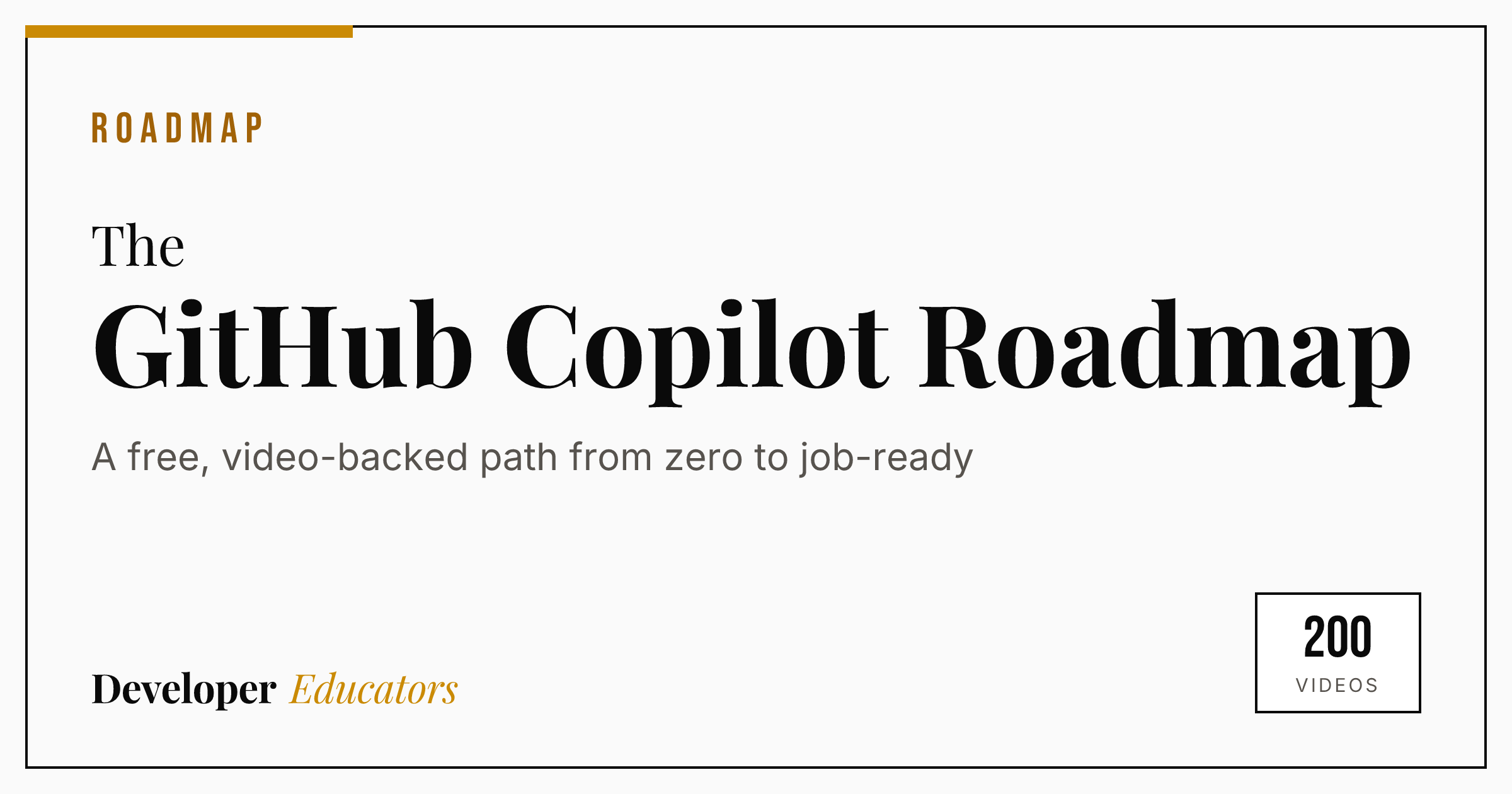 Learn GitHub Copilot: A Free YouTube Roadmap (2026)