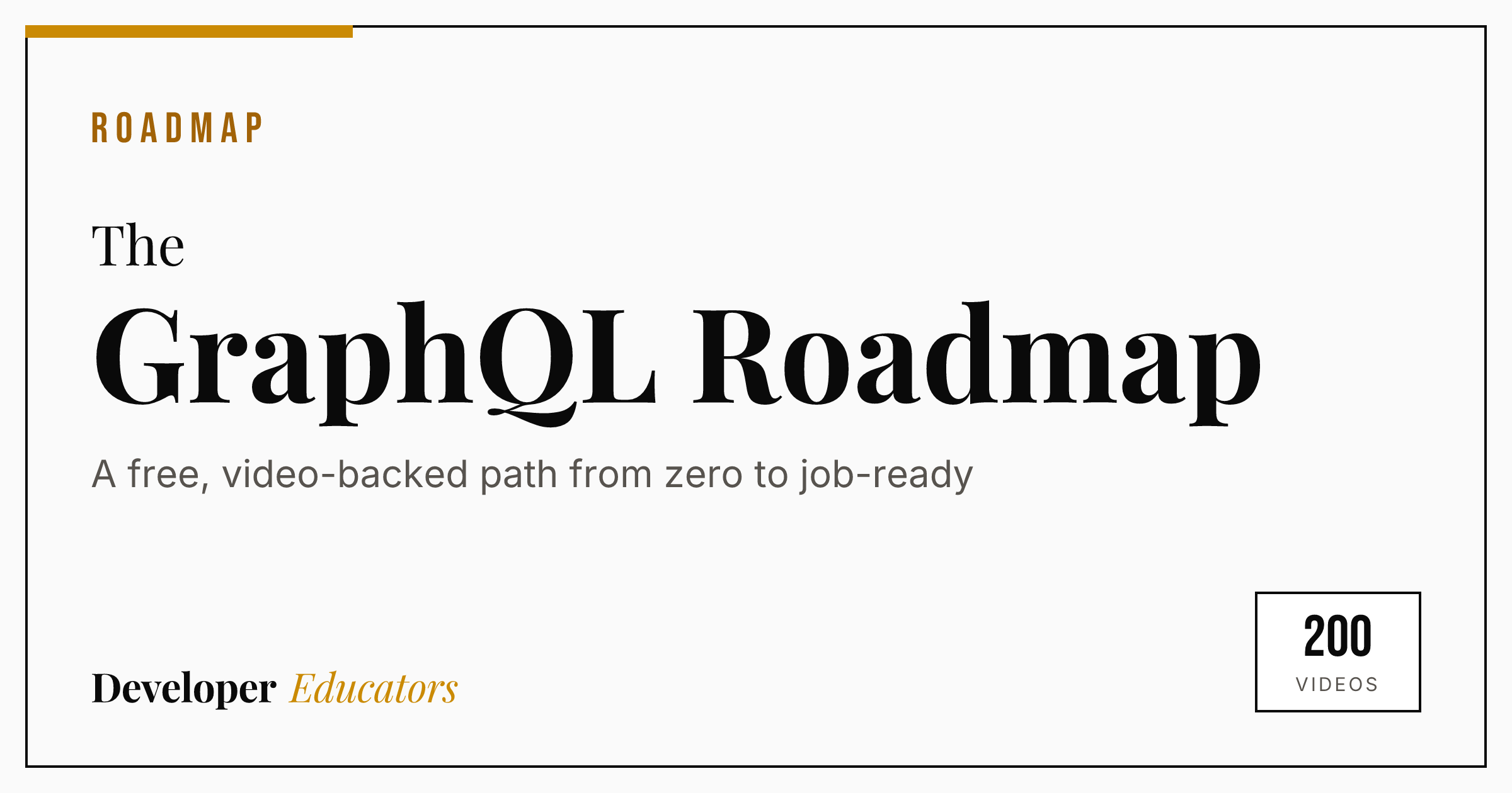 Learn GraphQL: A Free YouTube Roadmap (2026)