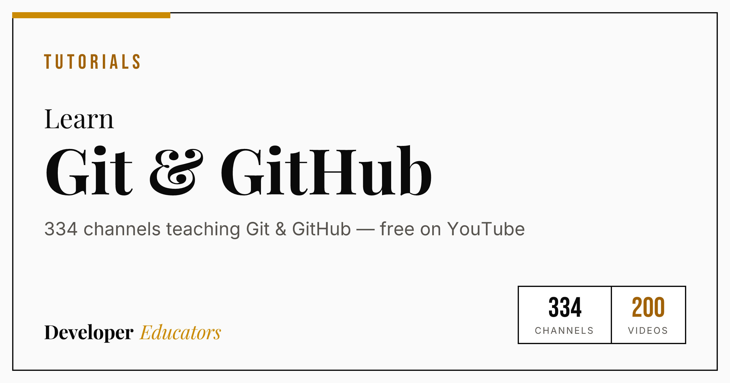 Best Git & GitHub YouTube Channels for Tutorials in 2026